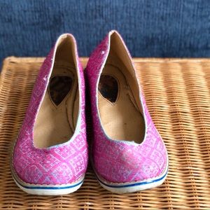 Hand Embroidered Mexican Ballet Flats